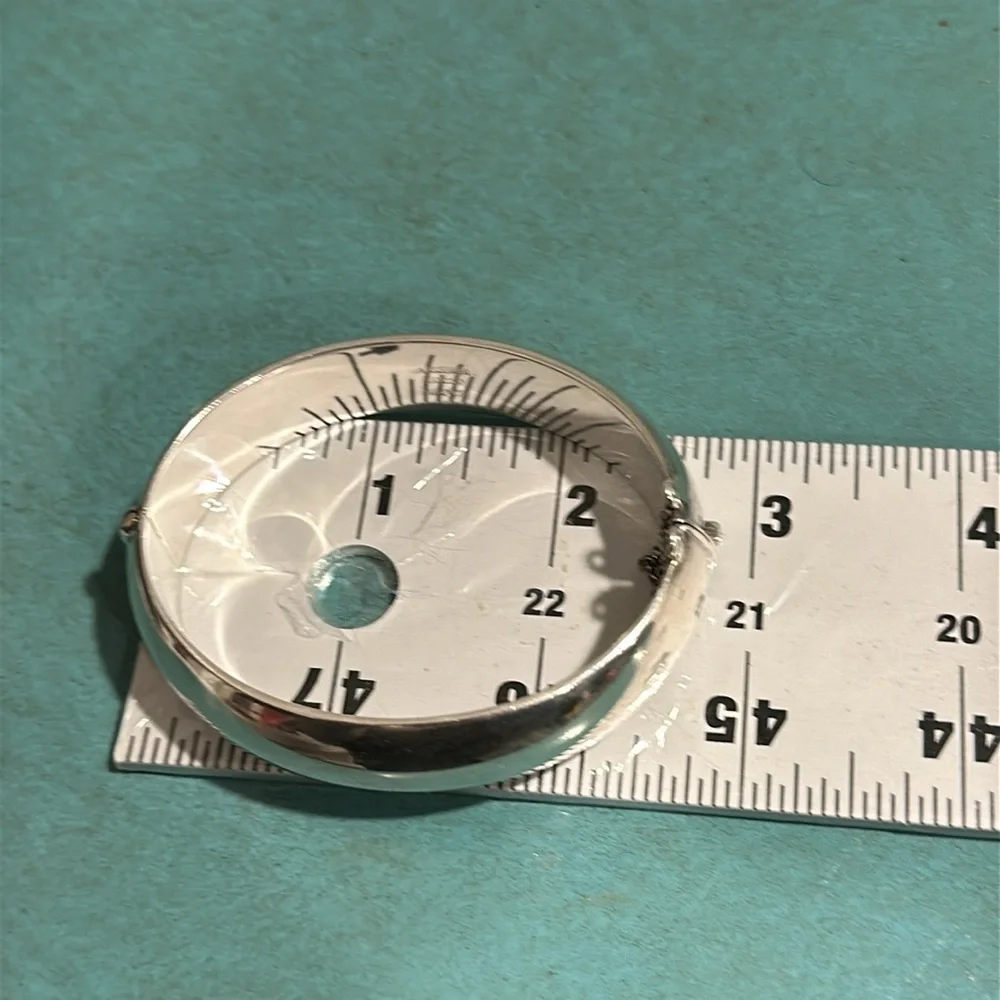 Vintage E. Dragsted Sterling Silver Bangle Cuff - Picture 8 of 9